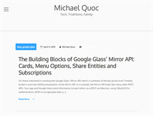 Tablet Screenshot of michaelquoc.com